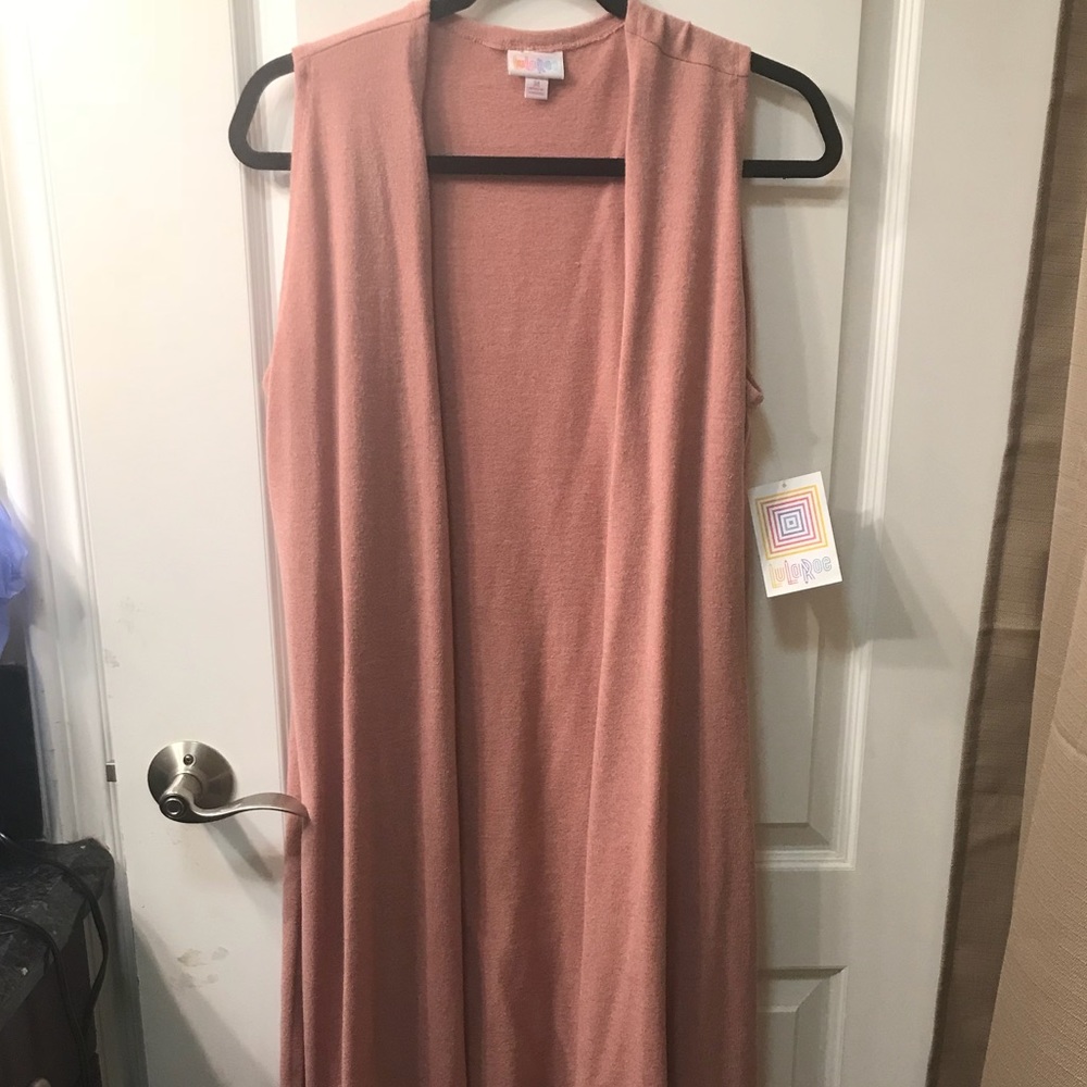 Lularoe BNWT solid mauve pink Joy